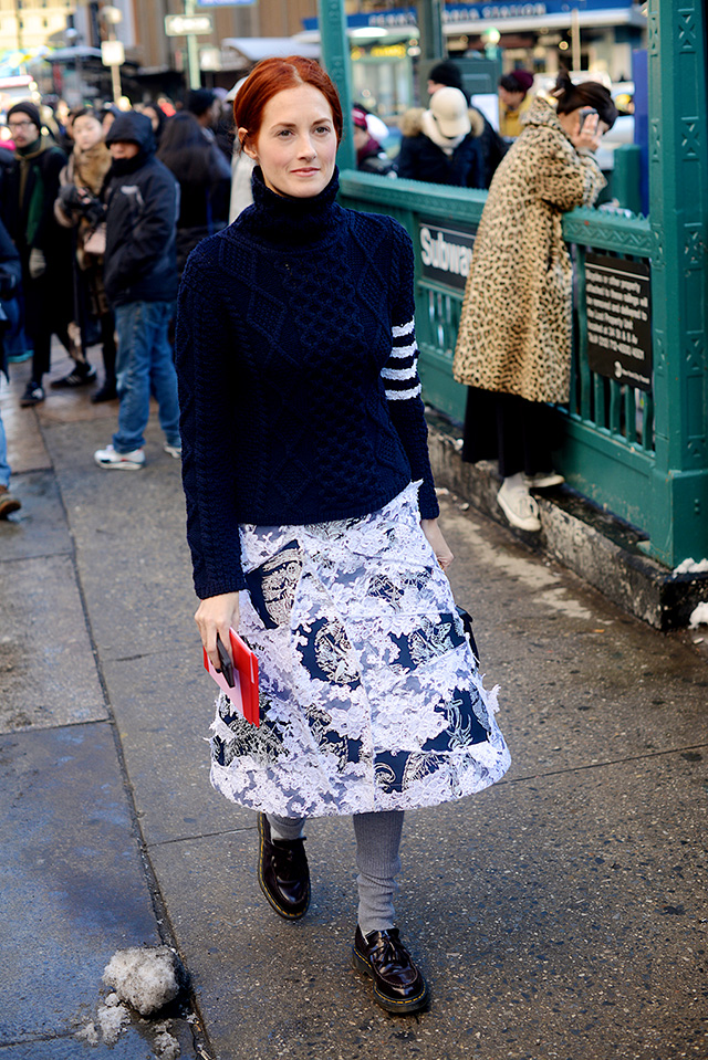 Неделя моды в Нью-Йорке AW14: street style. Часть V (фото 9)
