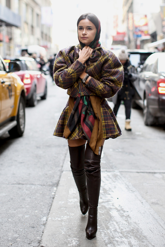 Неделя моды в Нью-Йорке AW14: street style. Часть IV (фото 5)
