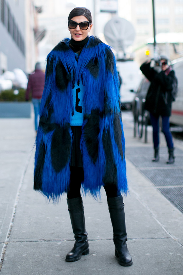 Semana de Moda de Nova Iorque AW14: street style. Parte VII (5 fotos)