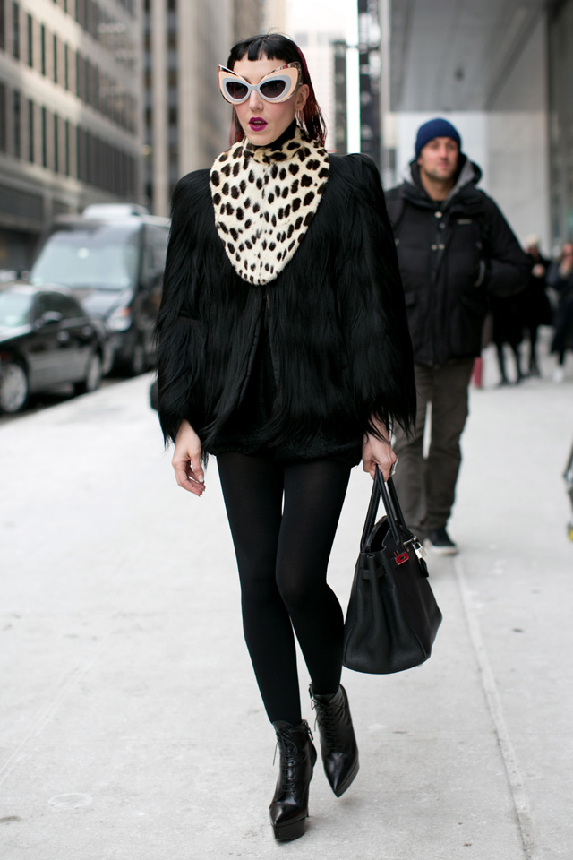 Неделя моды в Нью-Йорке AW14: street style. Часть VII (фото 15)