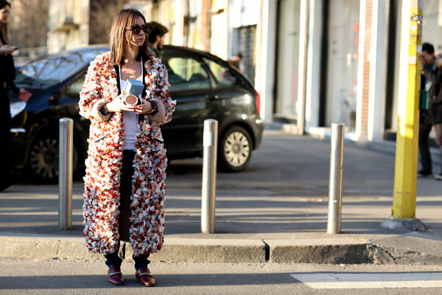 Неделя моды в Милане A/W 2014: street style. Часть V (фото 15)