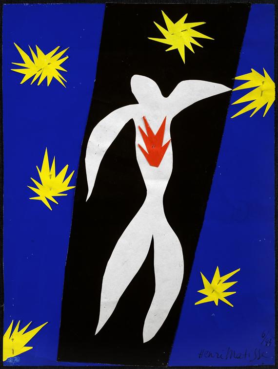 Анри Матисс."Падение Икара", 1943