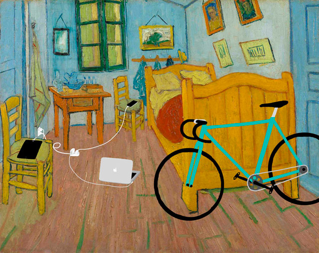 "His Room" по мотивам картины Винсента Ван Гога "Спальня в Арле"