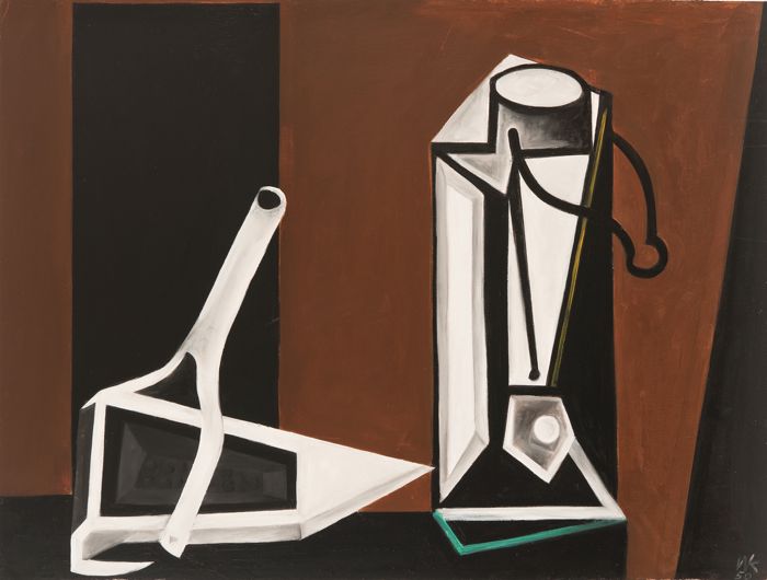 Уильям Кляйн. "Натюрморт c лампой и картофелемялкой", 1950