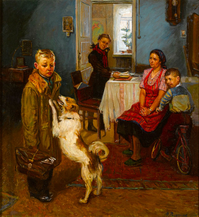 Федор Решетников. "Опять двойка", 1952