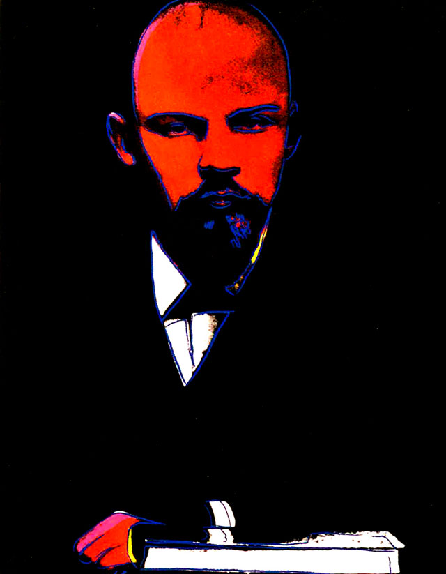 Энди Уорхол. "Черный Ленин", 1987