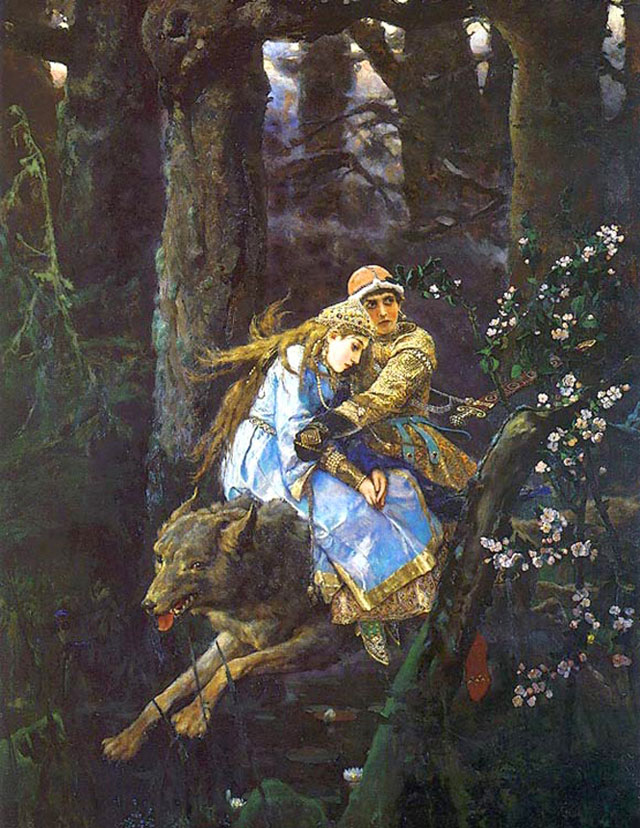 Виктор Васнецов. "Иван Царевич на сером волке", 1889