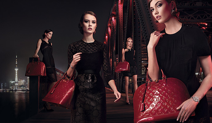 Сумки Alma bag в рекламной кампании Louis Vuitton
