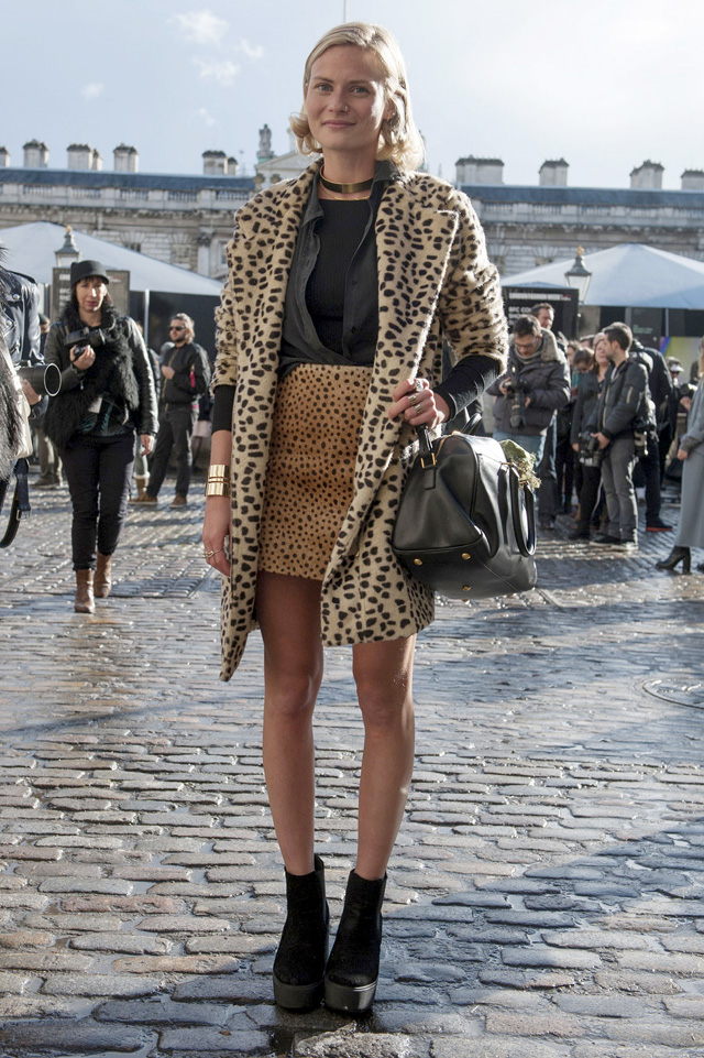Неделя моды в Лондоне A/W 2014: street style. Часть I (фото 13)