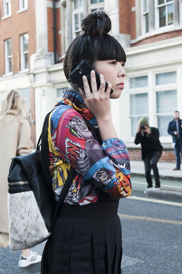 Неделя моды в Лондоне A/W 2014: street style. Часть I (фото 9)
