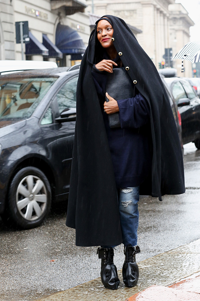 Неделя моды в Милане A/W 2014: street style. Часть I (фото 10)