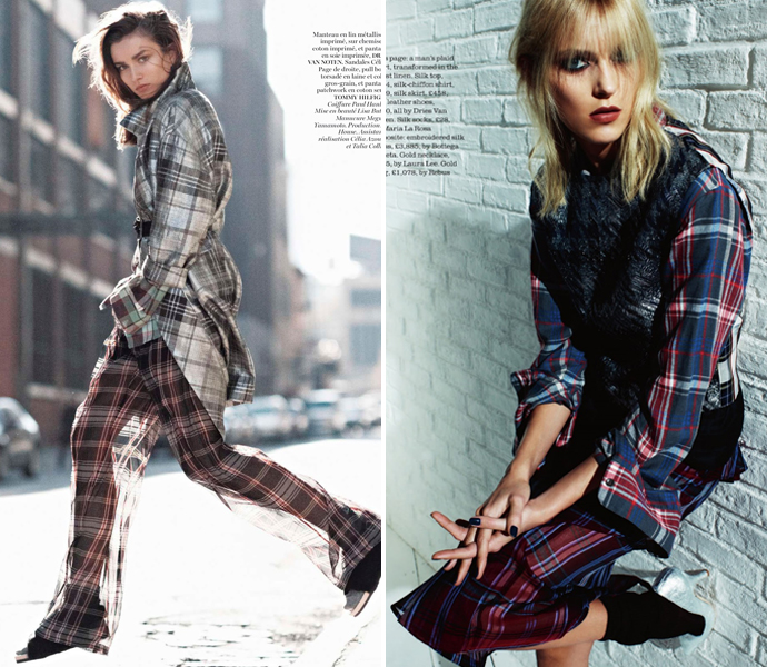 Vogue Paris и Elle Netherlands, оба февраль 2013