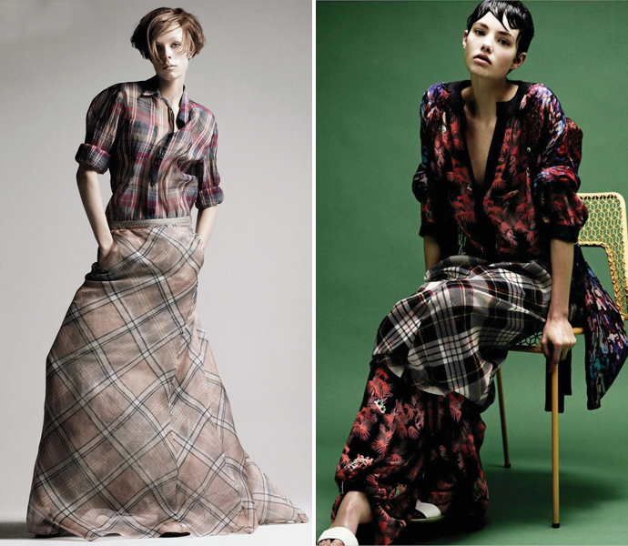 Vogue US, март 2013, и Amica, февраль 2013