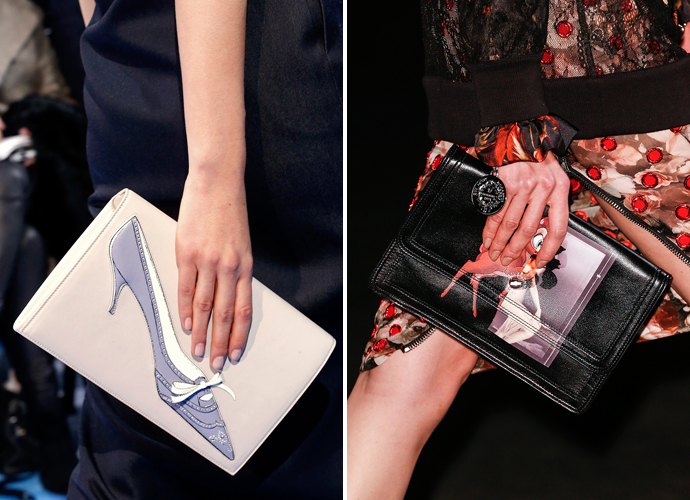 Сумочки с рисунком: Dior и Givenchy