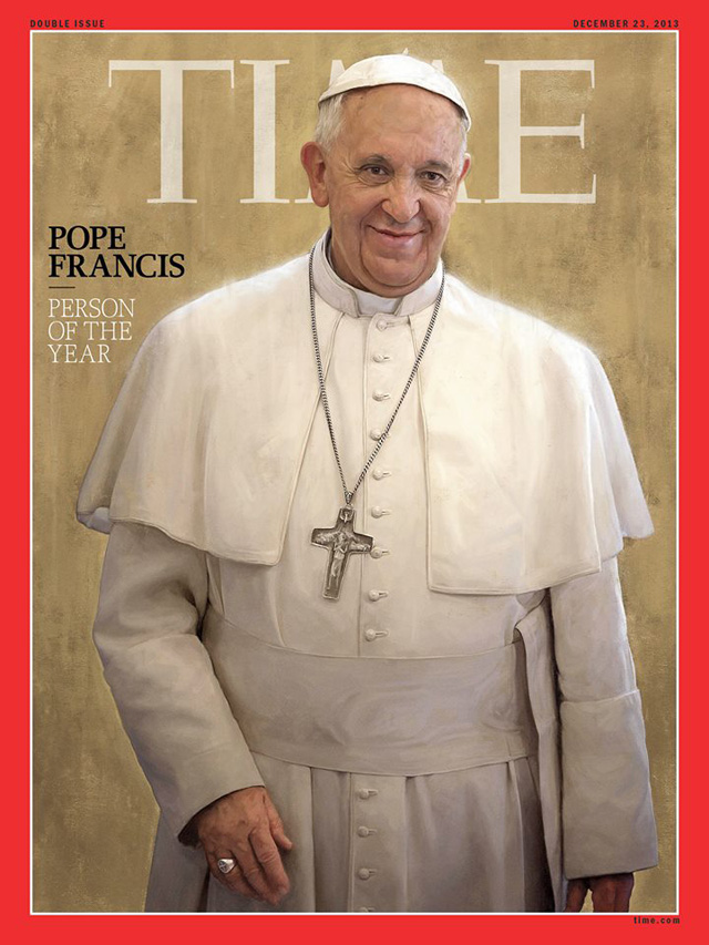 Папа Франциск стал "человеком года" по версии журнала TIME (фото 1)