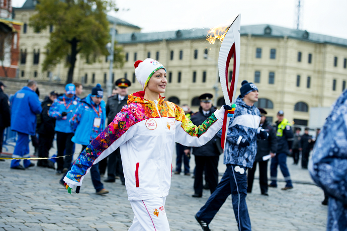 Старт московского этапа эстафеты Олимпийского огня (фото 1)