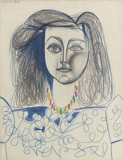 Пикассо и Франсуаза Жило в Gagosian Gallery (фото 3)
