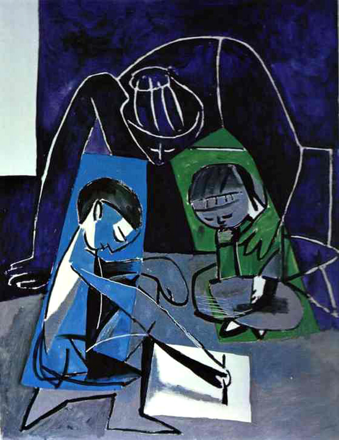 Пикассо и Франсуаза Жило в Gagosian Gallery (фото 2)