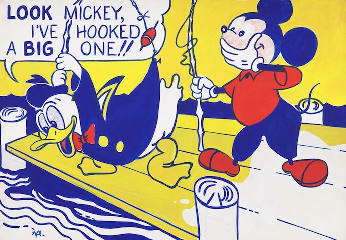 Рой Лихтенштейн. "Cмотри, Микки!", 1961 