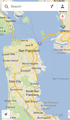 Google выпустил новые карты для iPad и iPhone (фото 1)