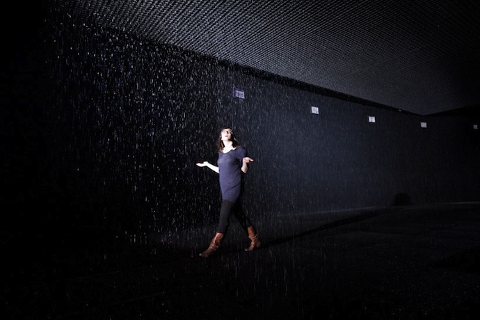 "Сухой" дождь на выставке в Лондоне (фото 7)