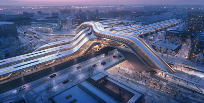 Zaha Hadid построит железную дорогу в Таллине