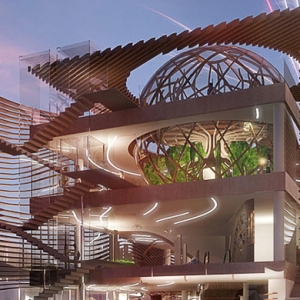 Геометрический павильон Азербайджана для Milan Expo 2015