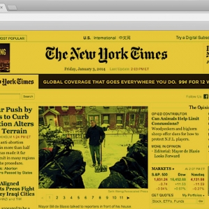 The New York Times запустит новую версию сайта 8 января