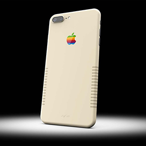 iPhone 7 Plus раскрасили в стиле старых компьютеров Macintosh
