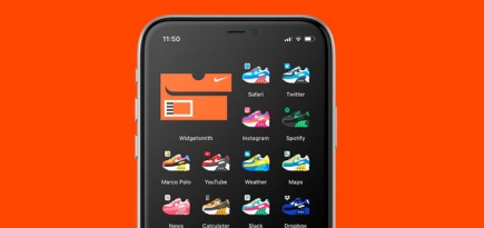 Иконки приложений iPhone теперь можно заменить на кроссовки
