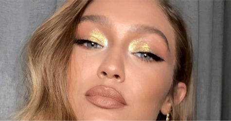 Золото в макияже — новогодний тренд