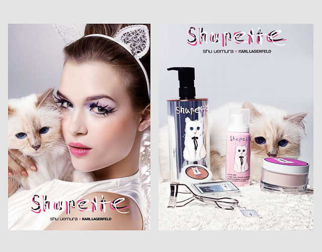Primo sguardo: collezione make-up da gatto Lagerfeld