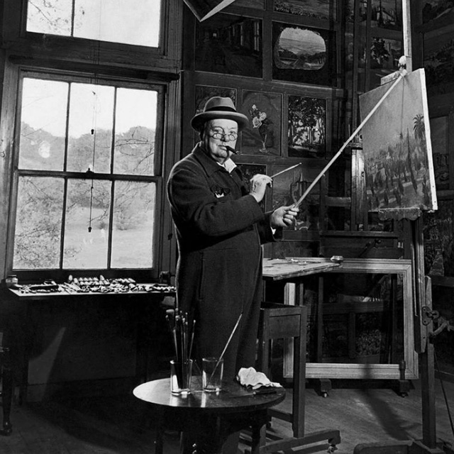 18 картин Уинстона Черчилля впервые покажут публике