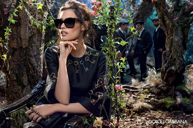 Бьянка Балти в рекламной кампании очков Dolce & Gabbana