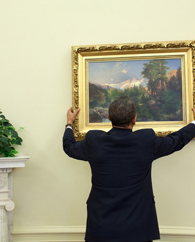 Барак Обама откроет арт-галерею в Белом доме