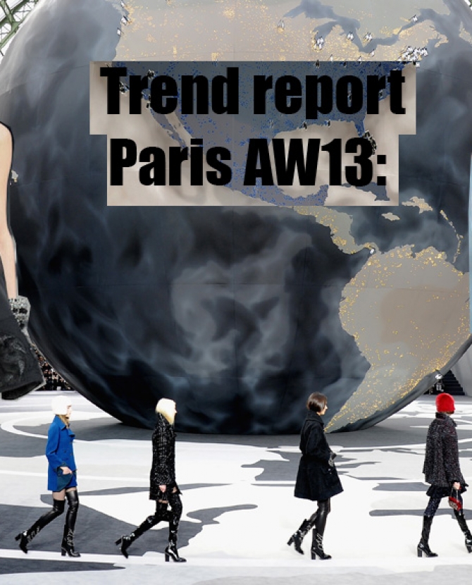 Неделя моды в Париже AW13: Trend report