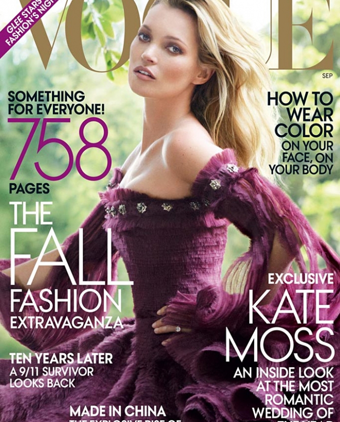 Vogue September 2011 с Кейт Мосс
