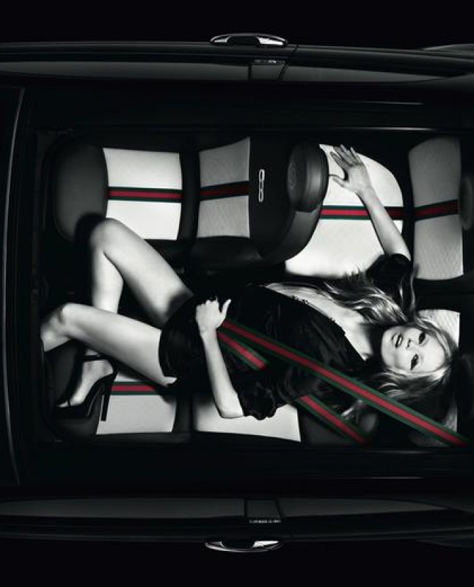 Наташа Поли в рекламе Gucci Fiat