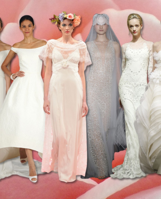 Лучшие платья свадебной недели моды в Нью-Йорке