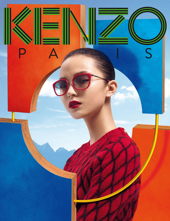 Рекламная кампания аксессуаров Kenzo