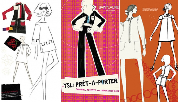 Раскраска YSL: pret-a-porte