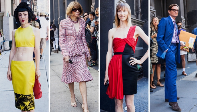 Неделя моды в Нью-Йорке SS14: streetstyle