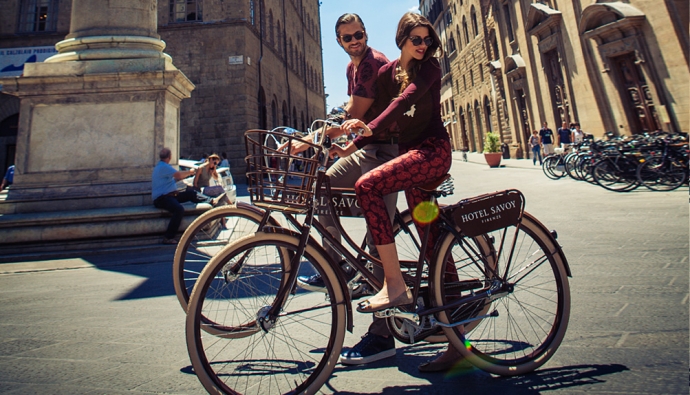 Отель Savoy Florence организует велопрогулки на Velorbis