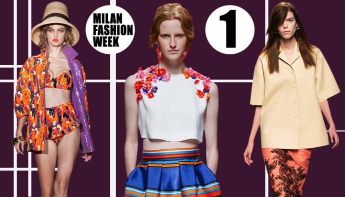Неделя моды в Милане SS14: день 1-й