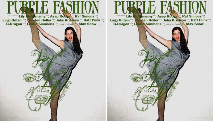 Лили Макменами на обложке Purple Fashion
