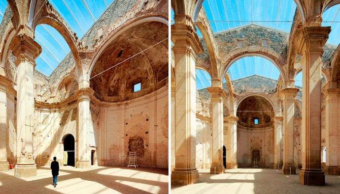 Прозрачная крыша для церкви в Таррагоне