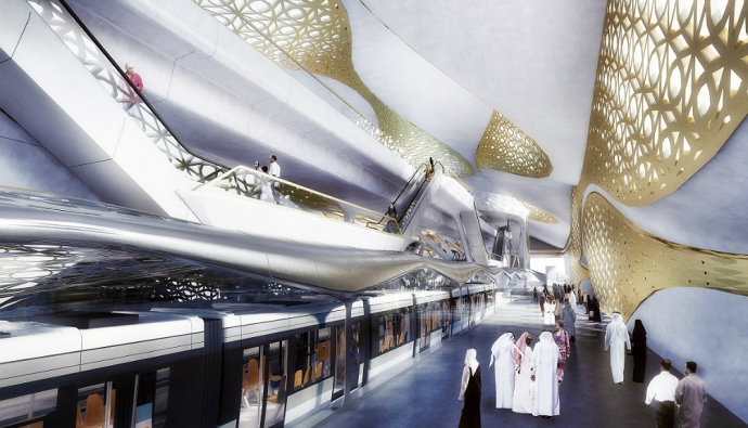 Заха Хадид построит метро в Саудовской Аравии