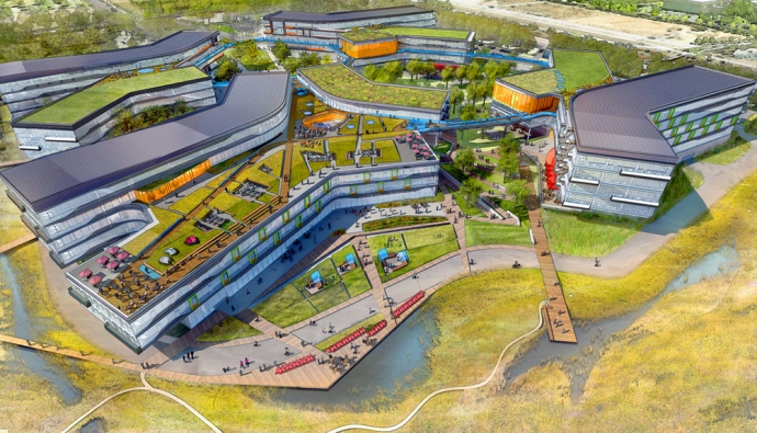 Google строит новый кампус в Калифорнии