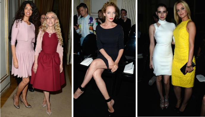 Гости показа Versace Haute Couture 2013/14