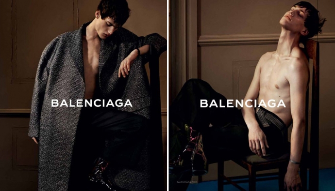 Мужская рекламная кампания Balenciaga